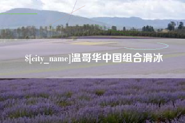 临沧温哥华中国组合滑冰