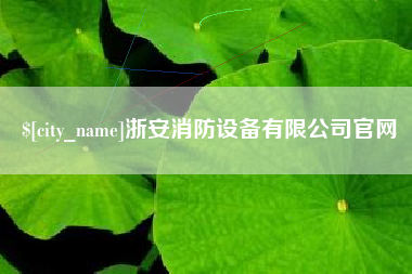临沧浙安消防设备有限公司官网