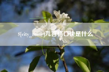 临沧九宫格口诀是什么