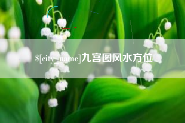 临沧九宫图风水方位