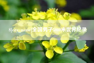 临沧全国男子5000米世界纪录