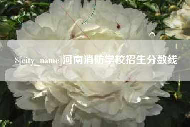 临沧河南消防学校招生分数线