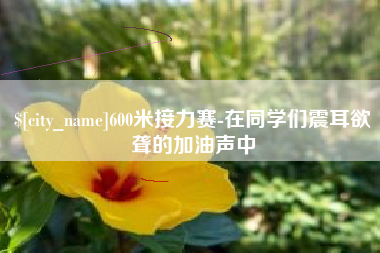临沧600米接力赛-在同学们震耳欲聋的加油声中
