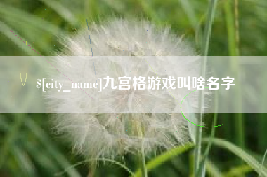 临沧九宫格游戏叫啥名字
