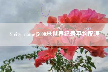 临沧5000米世界纪录平均配速