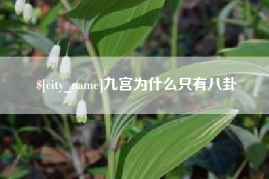 临沧九宫为什么只有八卦