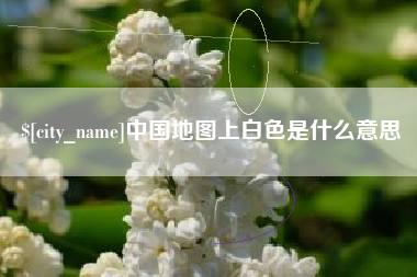 临沧中国地图上白色是什么意思