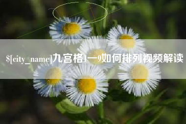 临沧九宫格1一9如何排列视频解读