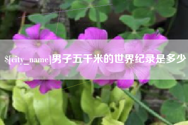 临沧男子五千米的世界纪录是多少