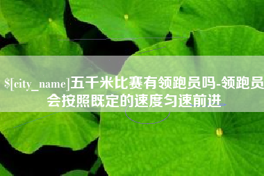 临沧五千米比赛有领跑员吗-领跑员会按照既定的速度匀速前进