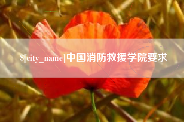 临沧中国消防救援学院要求